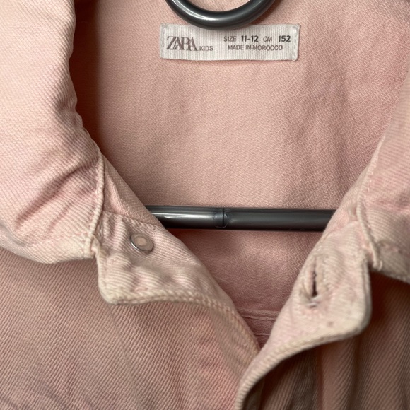 Zara Denim Jacket for Girls - Pink, Size 11-12 - Picture 7 of 7